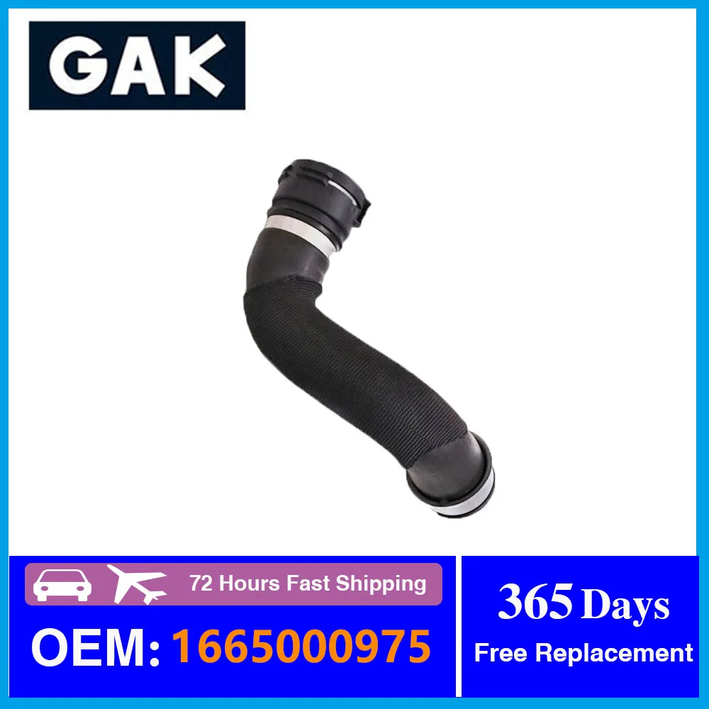 

GAK 1665000975 1665005300 Upper Hose Rubber Coolant Water Pipe Forbenz GL/GLS/GLE/ML A1665000975 A1665005300 A166 500 09 75