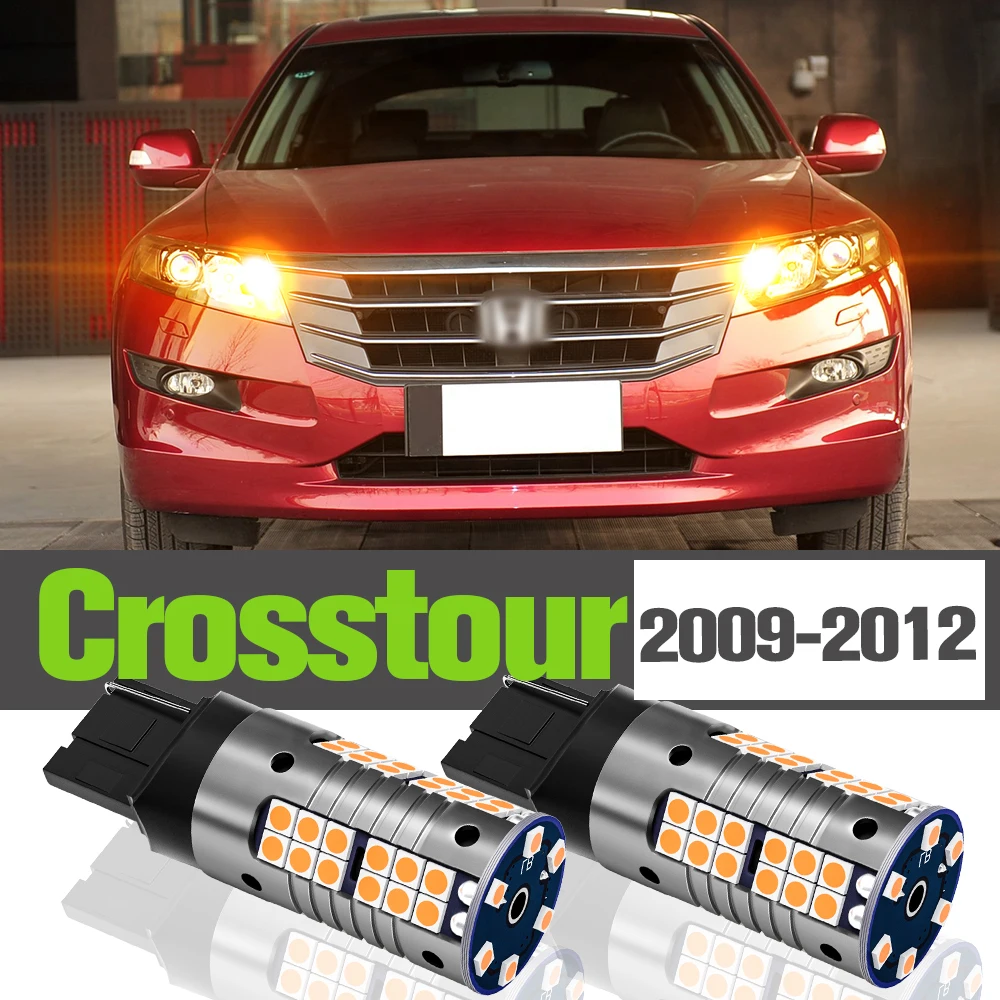 

2x LED Turn Signal Light Accessories Lamp For Honda Crosstour 2009 2010 2011 2012