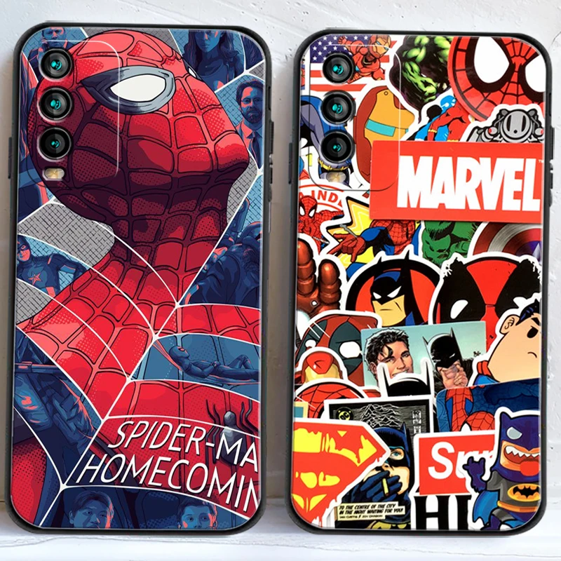 

Marvel Spider Man Hero Phone Cases For Xiaomi Redmi Note 9 7A 9A 9T 8A 8 2021 7 8 Pro Note 8 9 Note 9T Coque Back Cover Carcasa