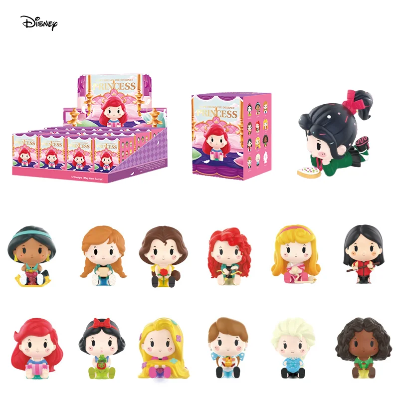 

Disney Princess Pajamas Series Mystery Box Figure Genuine Disney Blind Box Fans Collection Mini Figure Doll Original Gift Toys