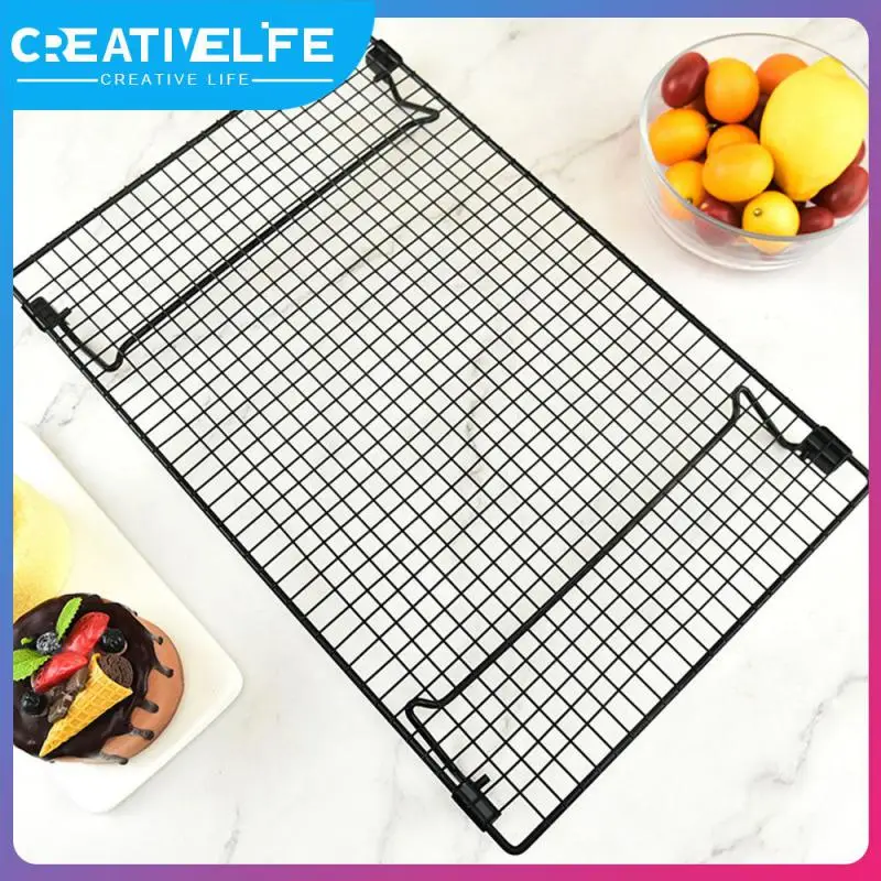 

Nonstick Grids Tool Convenient Storage Easy To Clean Wire Grid Baking Tray Mesh Design Cooling Stand Cookie Biscuit Holder