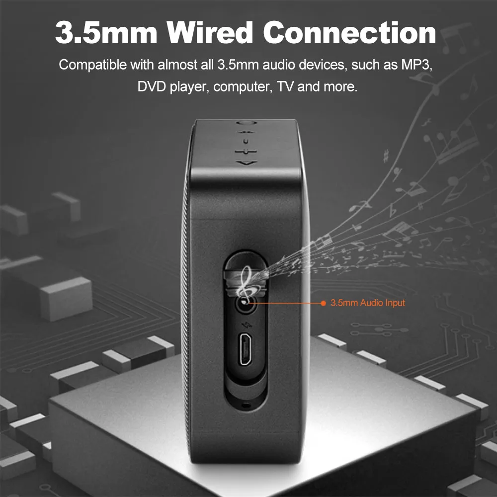 JBL GO 2 3 Беспроводная Bluetooth-совместимая мини-Колонка IPX7 водонепроницаемая внешняя