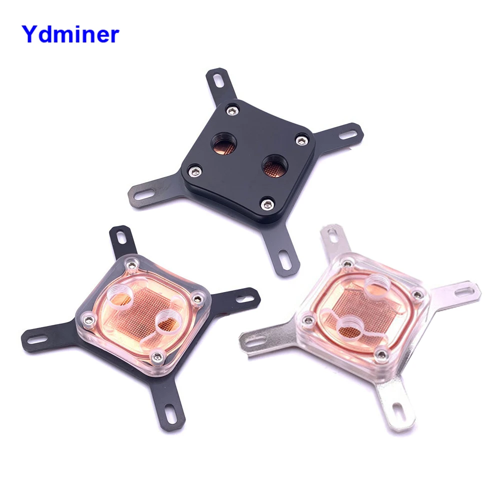 

Replacement CPU Water Cooler Block for Intel 775,1150,1155,1156,1366/AMD 3mm Copper Base Computer CPU Water Cooling Head Adapter