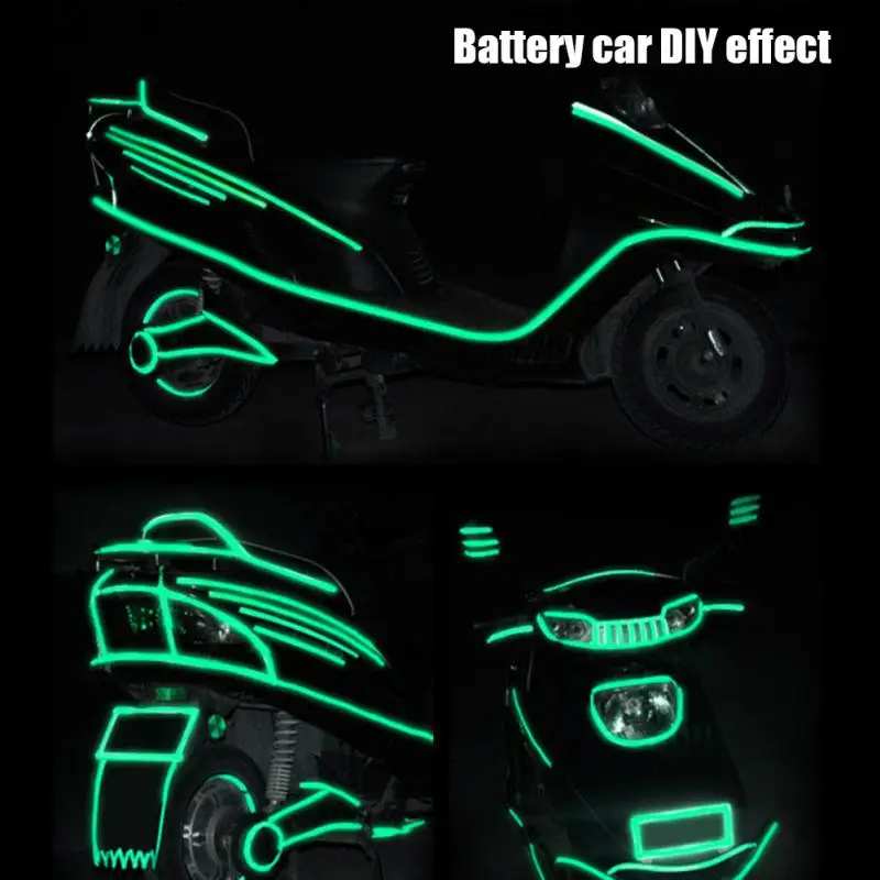 Светящаяся лента светящаяся зеленая зеркальная фотолампа противоскользящая