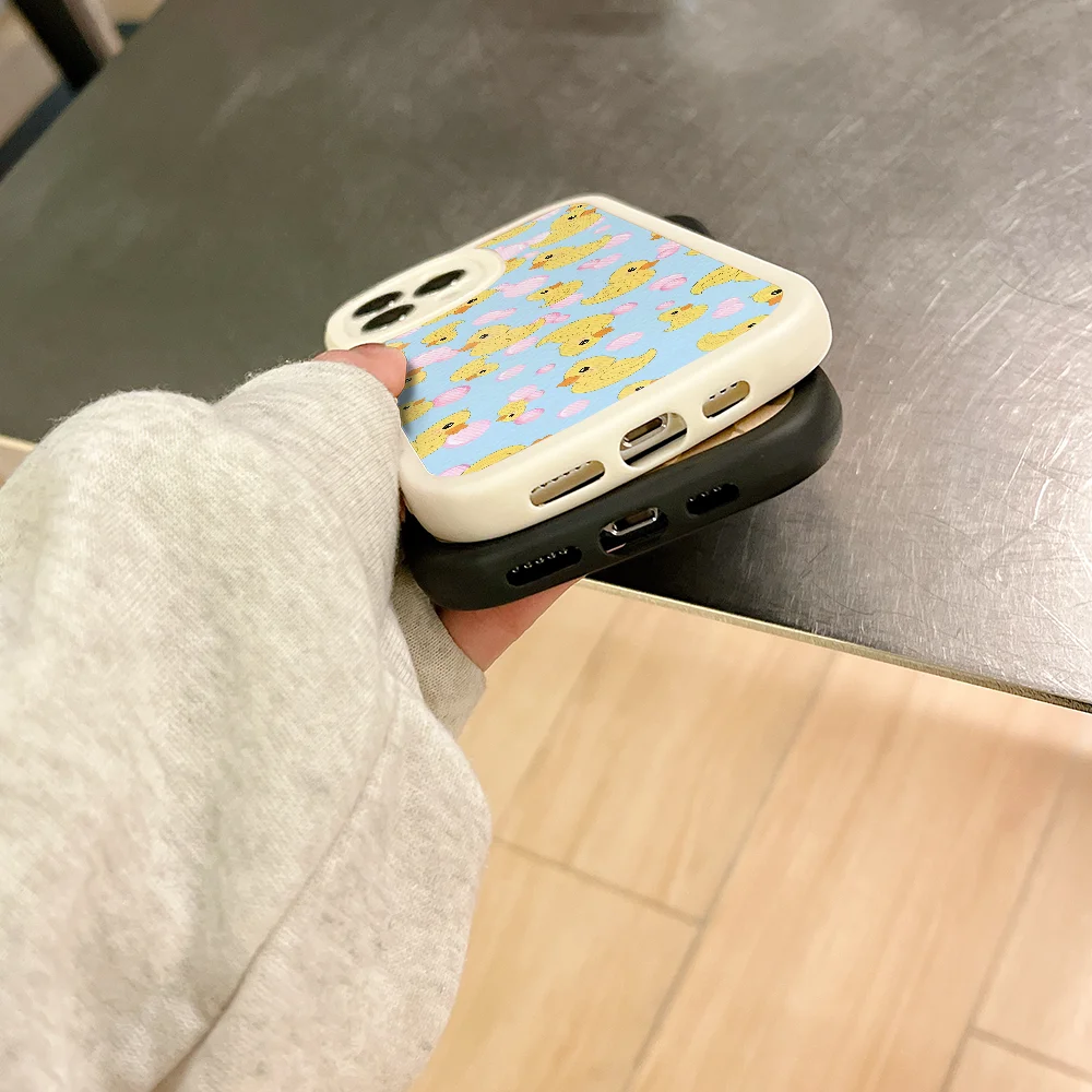 Мягкий силиконовый чехол из искусственной кожи для IPhone 11 12 13 14 15 Plus Pro Max