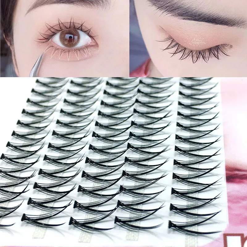 

Ultra Natural V Shape Dail Beauty Individual Lashes Soft Grafting Eyelash Extension Cluster Makeup Tools