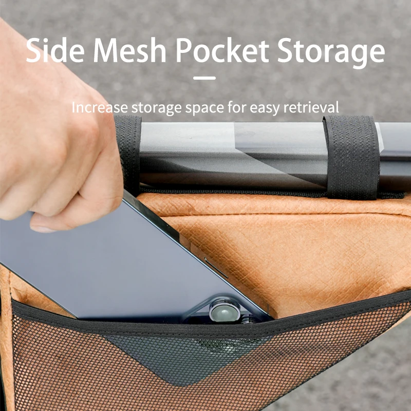 Водонепроницаемая Треугольная Сумка На Руль Велосипеда ES Держатель Для Рамы