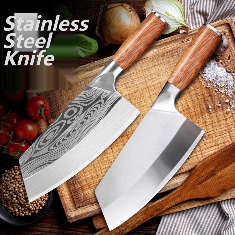 kitchen knives professional chef knife cooking handmade fixed blade chinese knife kitchen utensils and gadgets vegetable cutter free global shipping