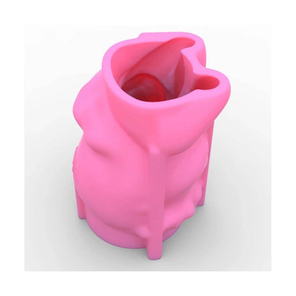 Силиконовая форма 3D милая девушка цветочный горшок для рукоделия искусственная