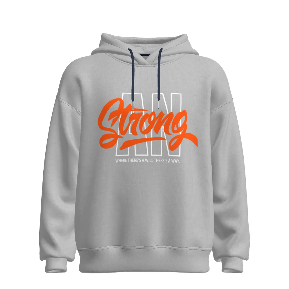 

Fashion Men's Pocket Hoodie Printed Sweatshirt
