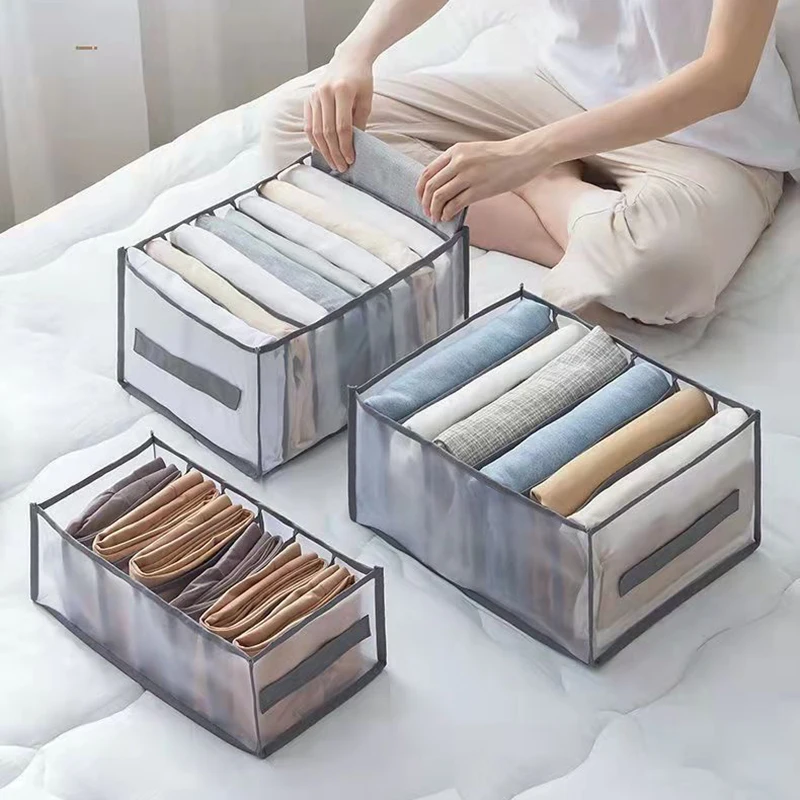 

Folding Drawer Organizers Clothes Box T-shirt Leggings Jeans Closet Storage Box Laundry Storage Organization
