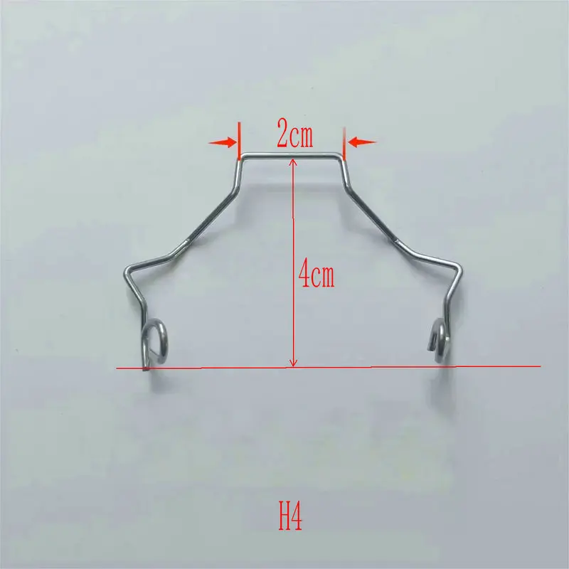 

Для лампы фар H1 H3 H4 H7 удерживающий зажим стопорный зажим для светодиодной проволоки Пряжка крючок Железный отжимной лист общего назначения для мотоциклов и