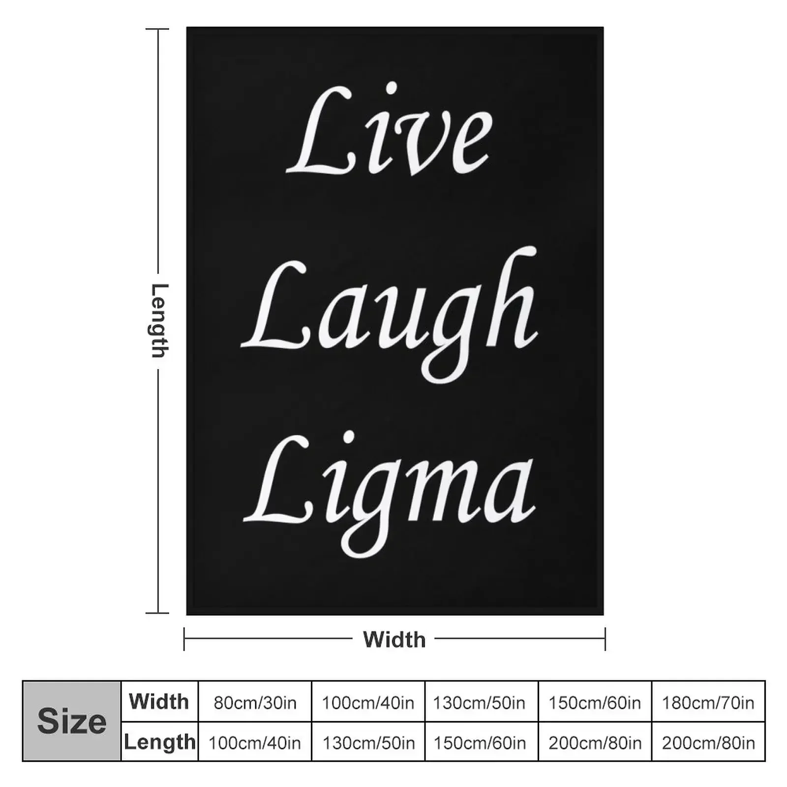 Одеяло Live Laugh Ligma на Хэллоуин для дивана тонкие декоративные одеяла