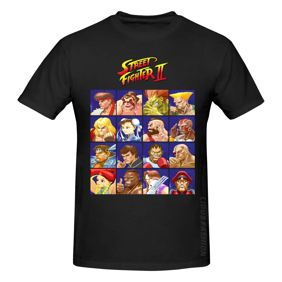 

Japan Game Street Fighter II Select Character T Shirt Clothing Graphics Tshirt Short Sleeve Sweatshirt undershirt T-shirt Tee