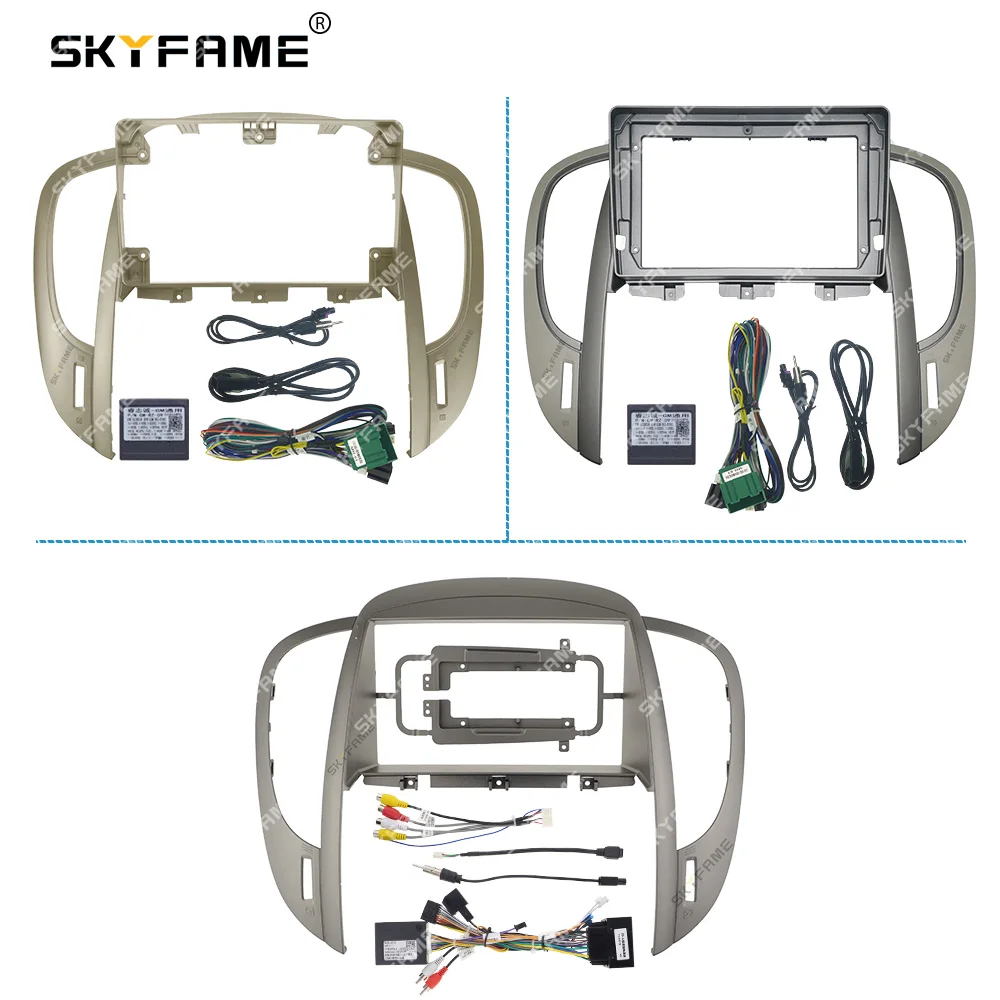SKYFAME Car Frame Fascia Adapter Canbus Box Decoder For Buick Lacrosse 2009-2013 Android Big Screen Radio Dash Panel Kit