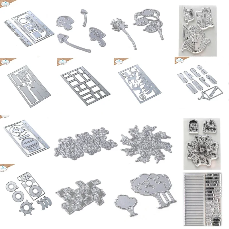 

New Stamps And Dies DIY Paper Cards Embossing Decorative Photo Album Scrapbook Craft