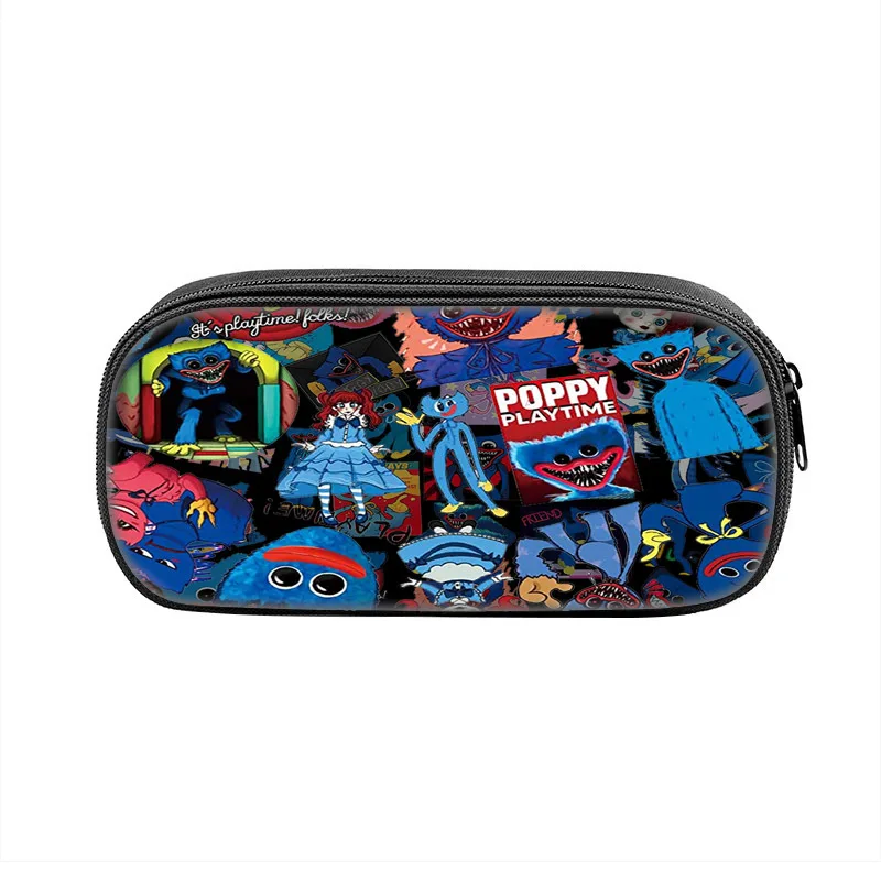 

Anime Pencil Cases Poppy Playtime Pencil Bags Cartoon Print Pencil Pouch High Capacity Cute Student Stationery School Supplies
