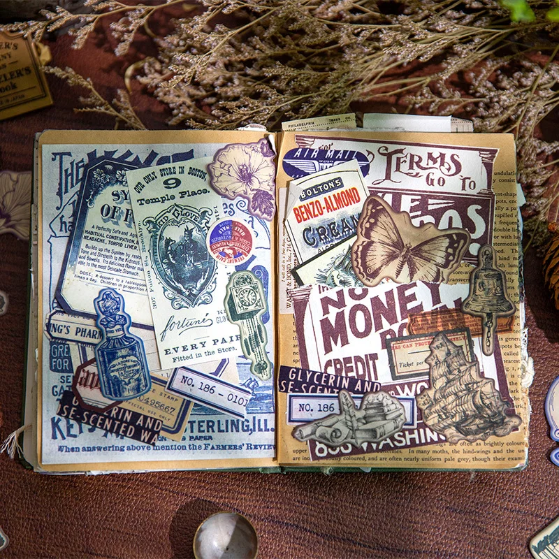 45 шт. винтажные цветочные бабочки для девочек дневник нежелательной еды