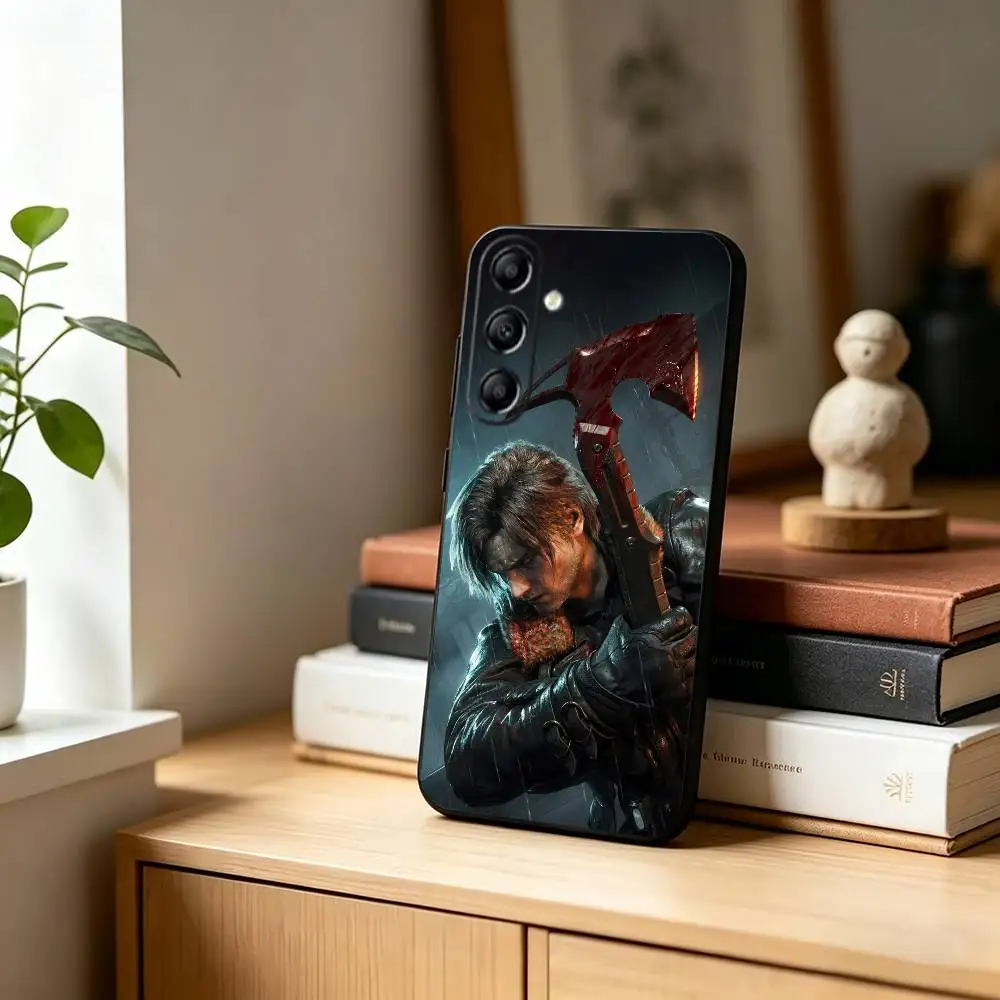 Фото Чехол для телефона с портретным принтом Леона Скотта Кеннеди для Samsung Galaxy A73, A72, A71, A70, A53, A52, A51, другие модели, мягкий черный чехол №3