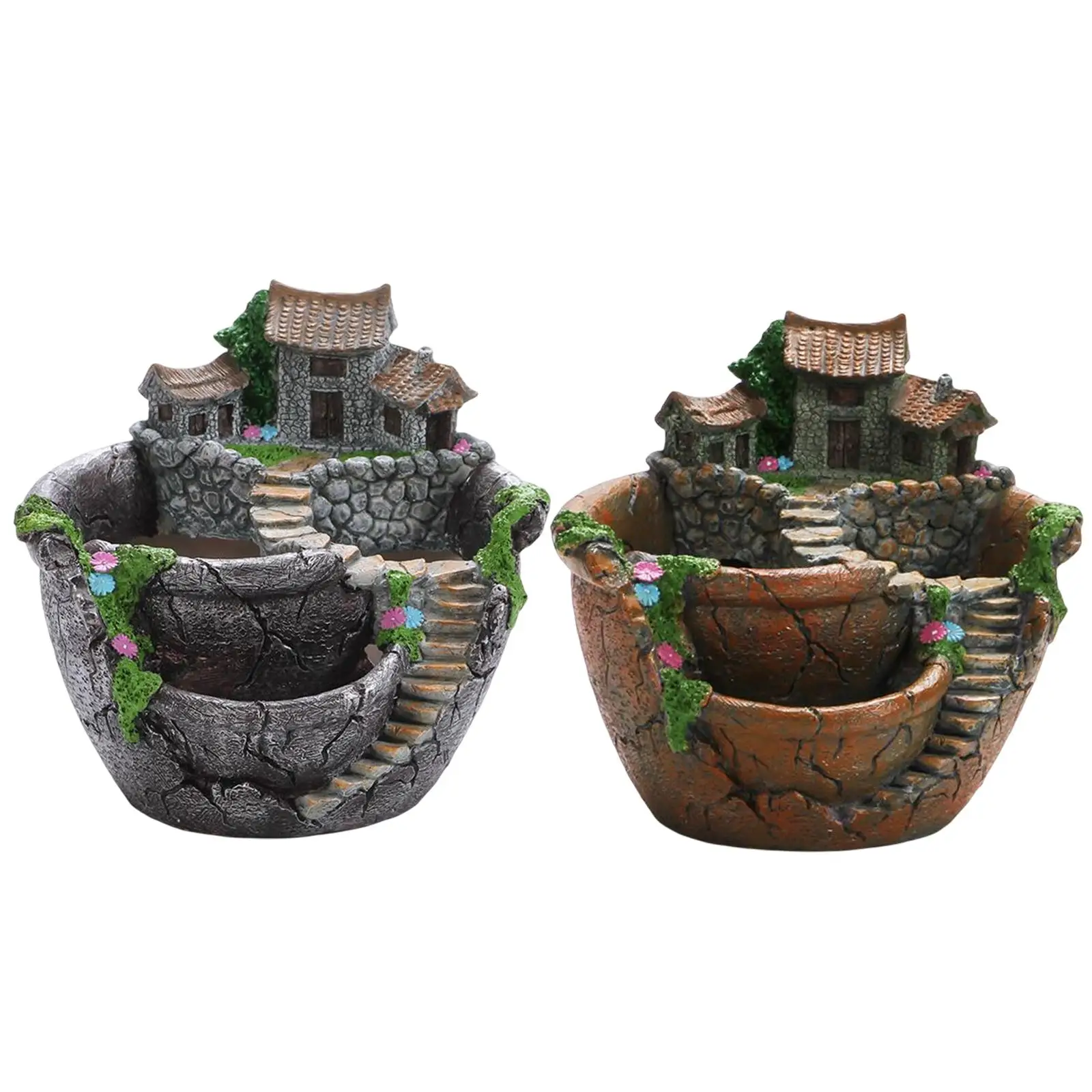 

Цветочный горшок для суккулентов, цветочный горшок для сказочного сада, Креативный цветочный горшок для украшения отеля