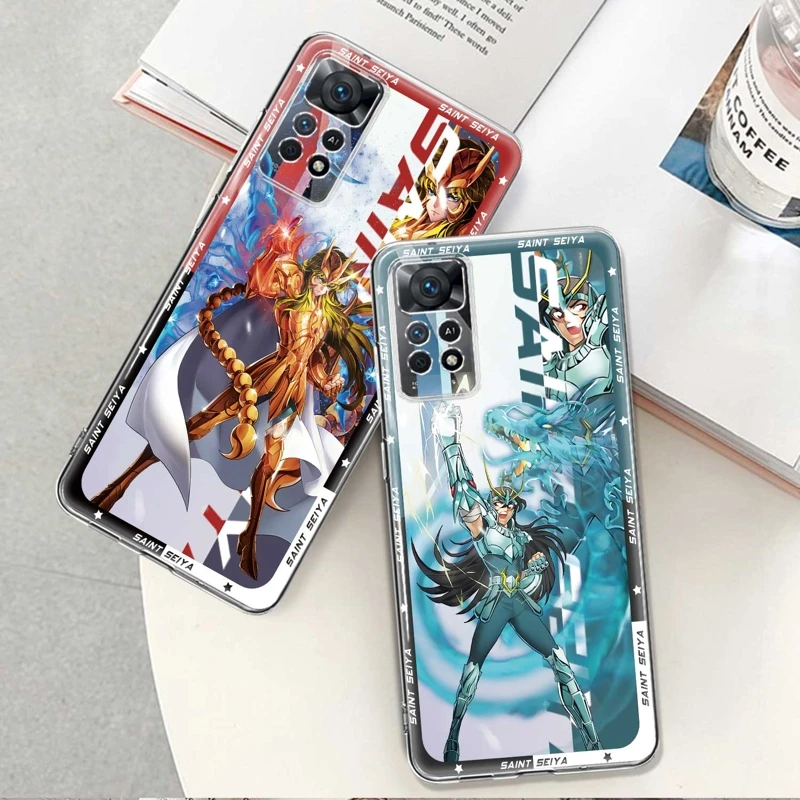 

Funda Case For Xiaomi Redmi Note 9S 7 8 9 10 11 12 4G 5G Pro 11T NOTE11 10S 10Pro Saint Seiya Anime Japan Pegasus Dragon Phoenix