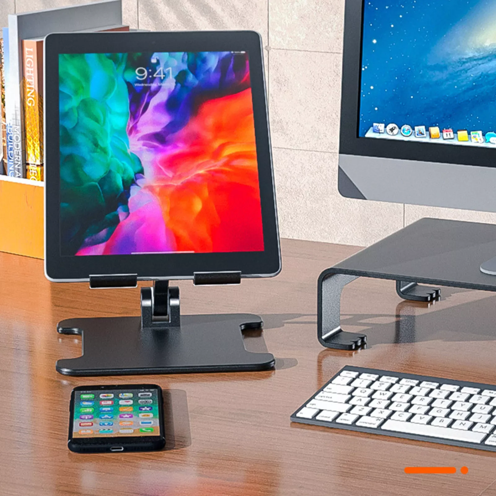 

Вертикальная подставка для ноутбука, регулируемая, вращающаяся на 360 градусов