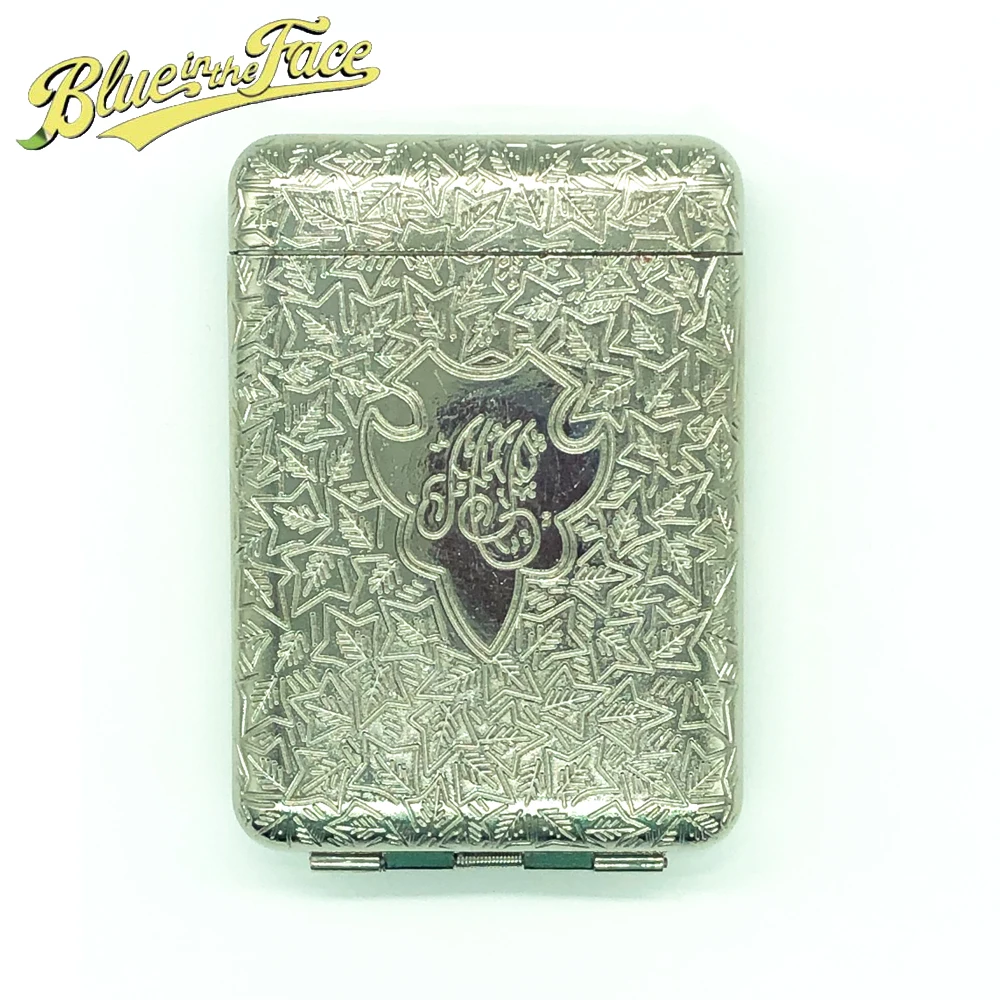 Роскошный винтажный резной контейнер для сигарет чехол табачный карманный