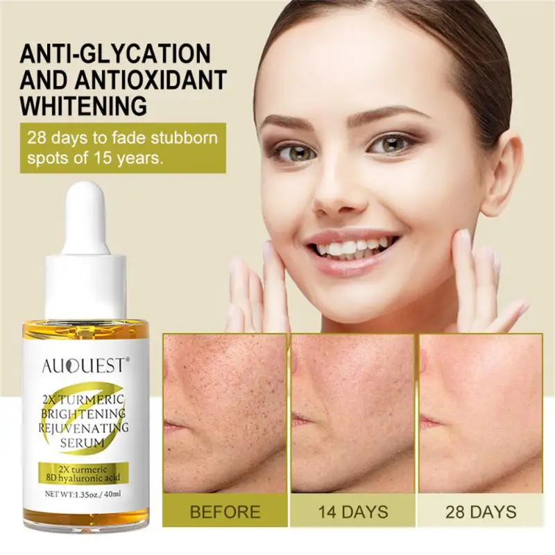 

Dark Spot Serum Hyaluronic Acid Whitening Vitamin C Face Serum Turmeric Collagen Facial Skin Care Beauty Facial Moisturizing