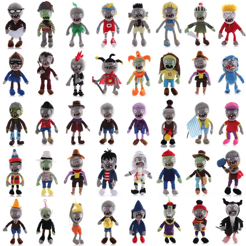 30cm PLANTS VS ZOMBIES Game Stuffed Plush Doll Toys Micropho