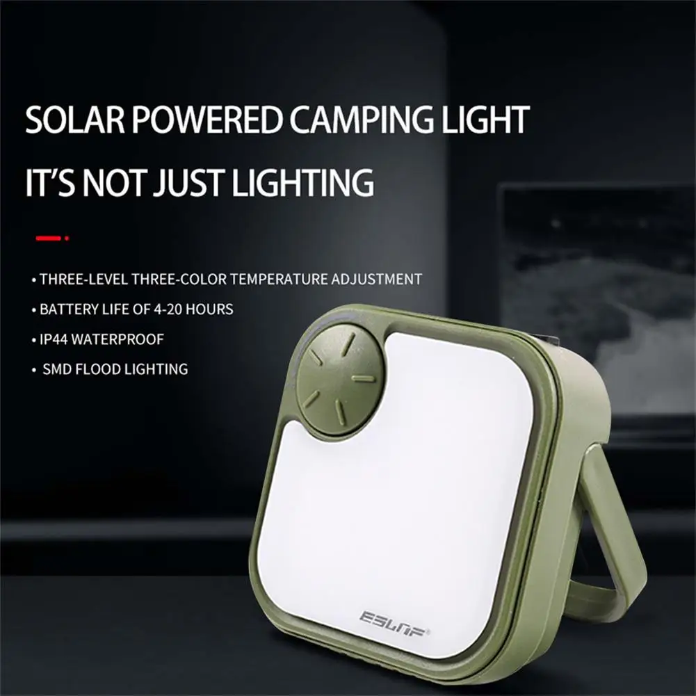 

Portable Solar Camping Light USB Rechargeable Mini Tent Lantern Power Bank Outdoor Emergency Lamp