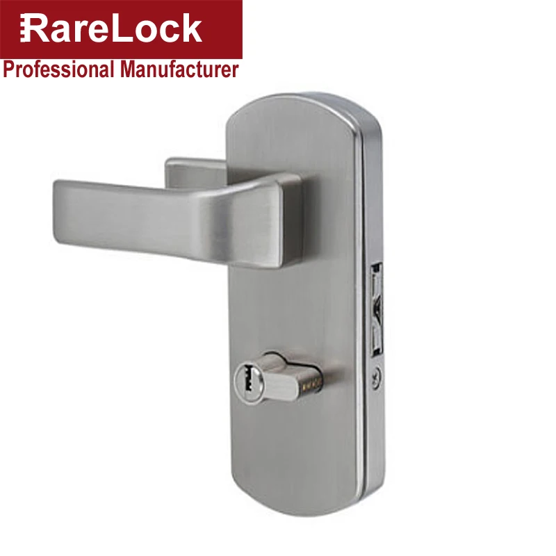 

Handle Door Lock for Office Showroom Glass Door Hardware Hotel Meeting Room DIY Accessories Rarelock MS396 a