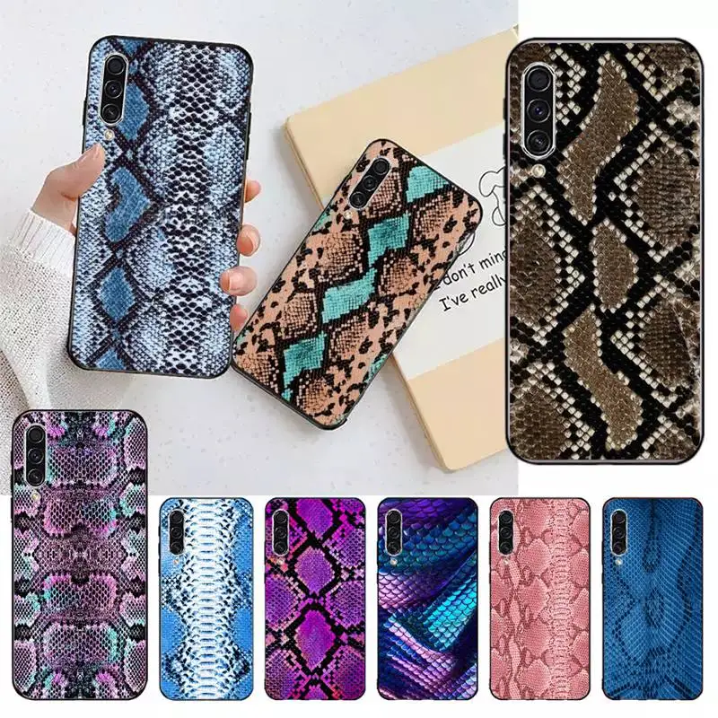 

snake skin pattern Phone Case For Samsung galaxy A S note 22 52 21 20 53 51 71 12 13 10 32 50 fe s ultra plus