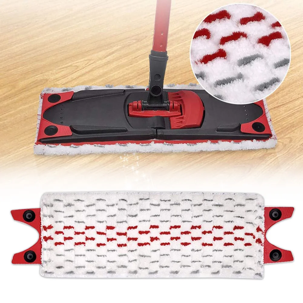 

3pcs Cleaning Easy Install Flat Spin Home Floor Kitchen Quick Drying Microfibre Cloth Mop Pads Washable For Vileda