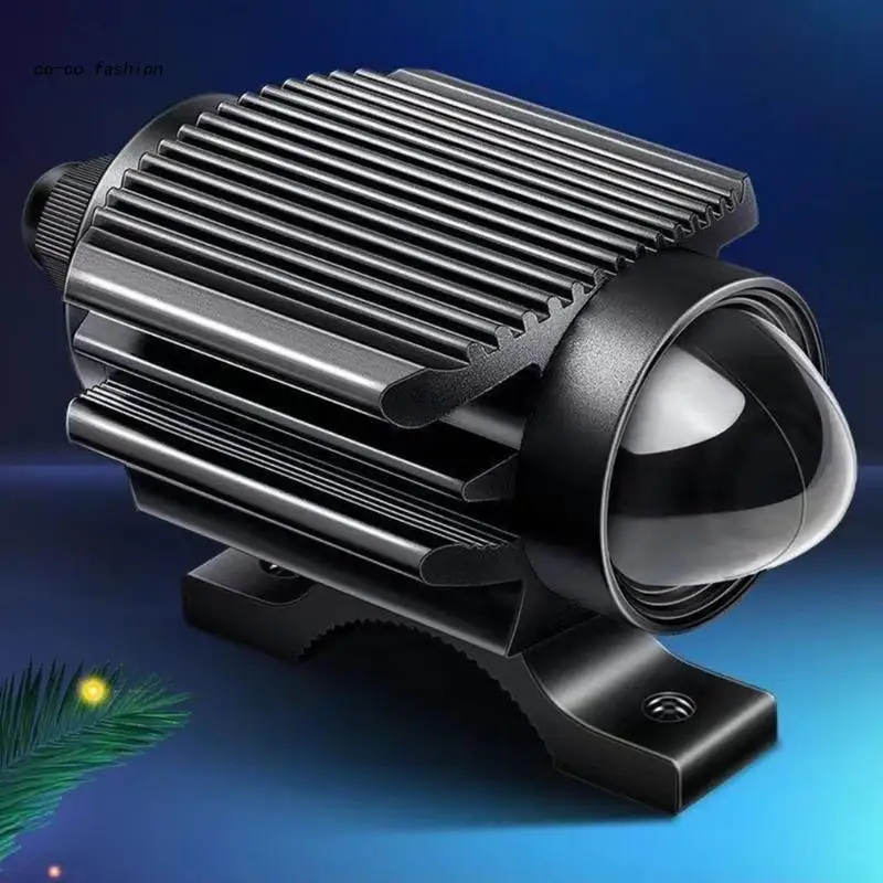 517B 20W Прожекторные светодиодные фонарики для работы в условиях плохой видимости вне дороги с возможностью вращения на 360° Дополнительный свет включен.