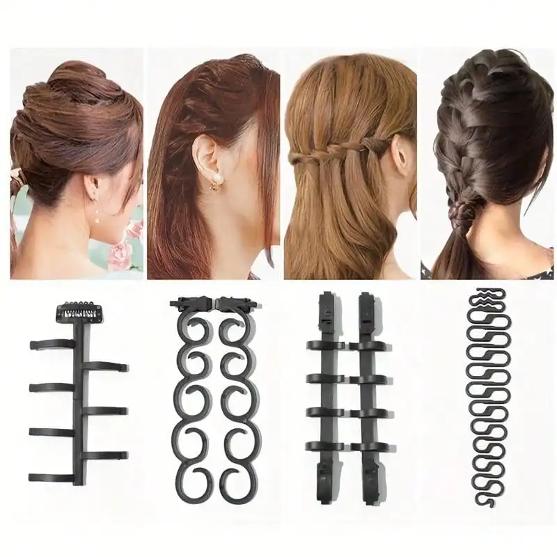 4 шт. волшебные аксессуары для волос плетения используются специальных и