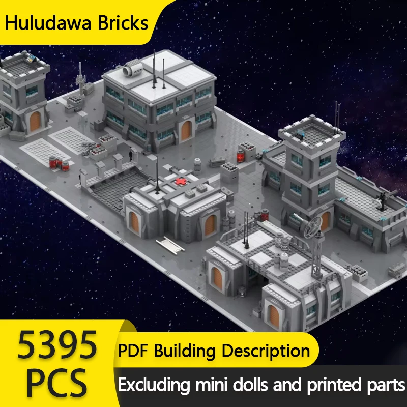 Конструктор игрушечный MOC конструктор военный база-станция модульная технология