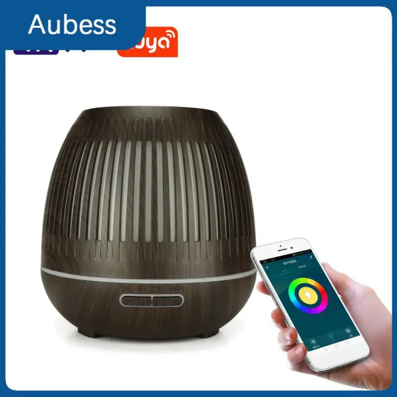 

Tuya Aromatherapy Diffuser Humidifier Wifi Wooden Air Humidifier APP Control Timer 400ml Work With Alexa Echo Google Smart Life