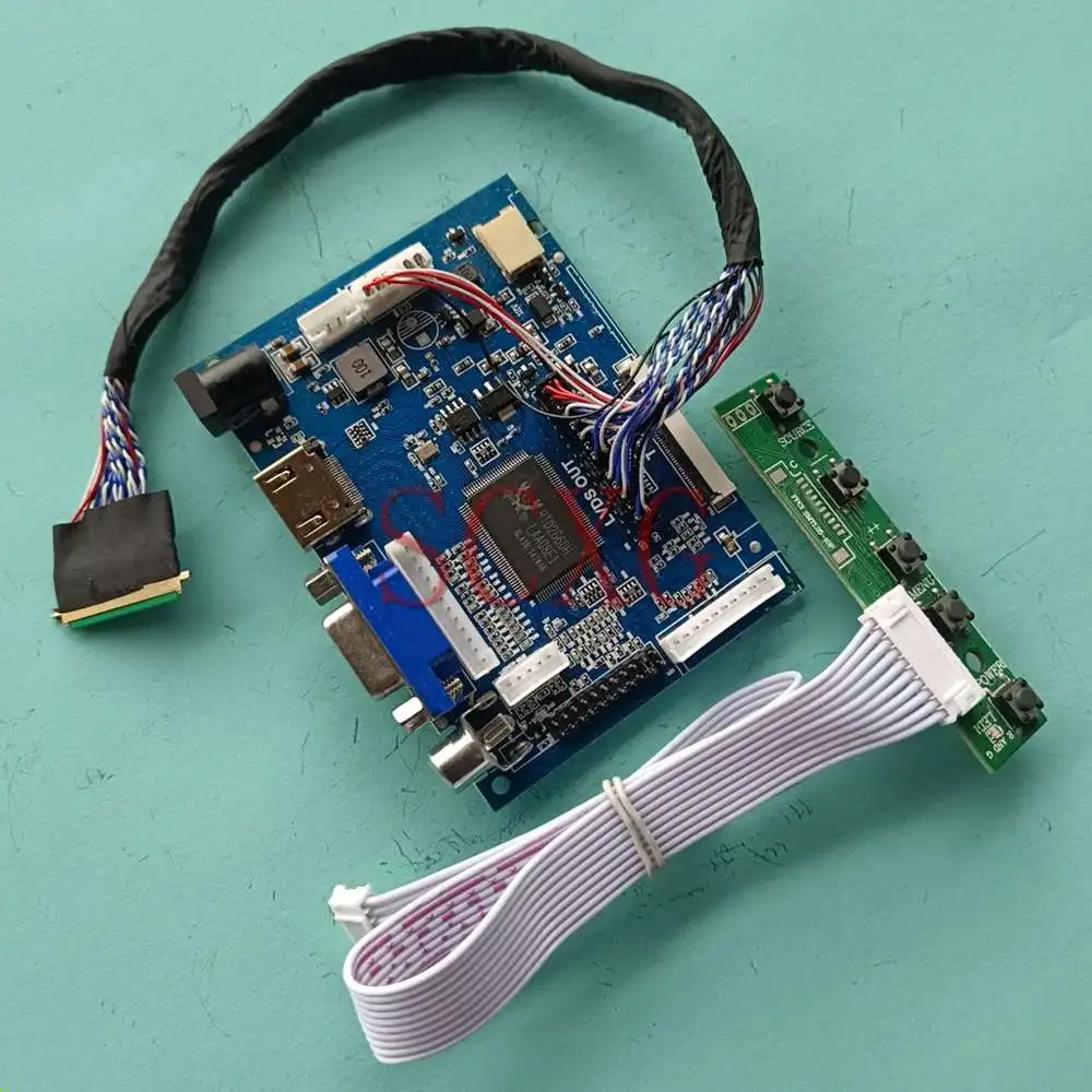 

Fit LP156WH2-TLAA LCD Monitor Controller Board Kit DIY 1366*768 VGA+AV+HDMI-Compatible Laptops Panel 40 Pin LVDS 15.6"