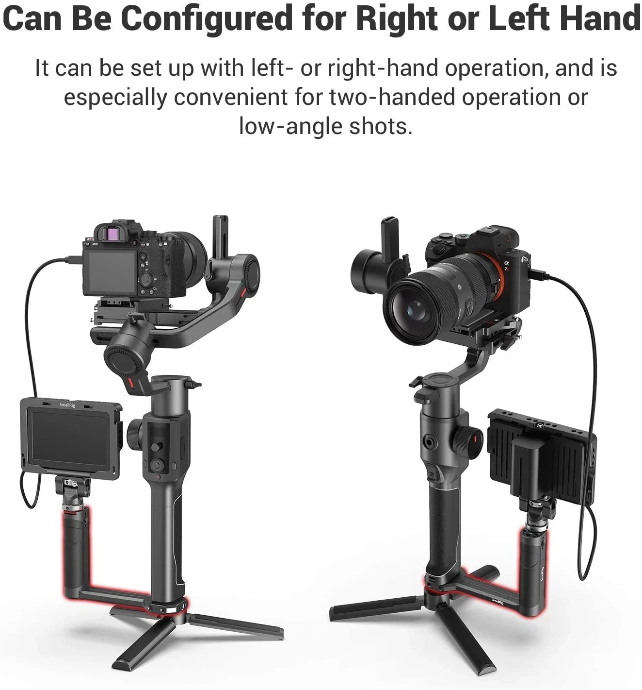 Боковая ручка SmallRig RoninS для DJI Ronin-S / SC &amp Zhiyun Crane 2 V2 Moza Air AirCorss Gimbals W/ Cold Shoe Mount 2786 |