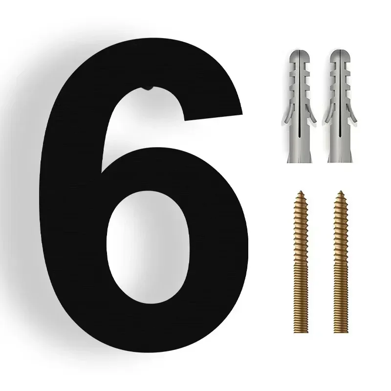 Плавающие номера дома из нержавеющей стали