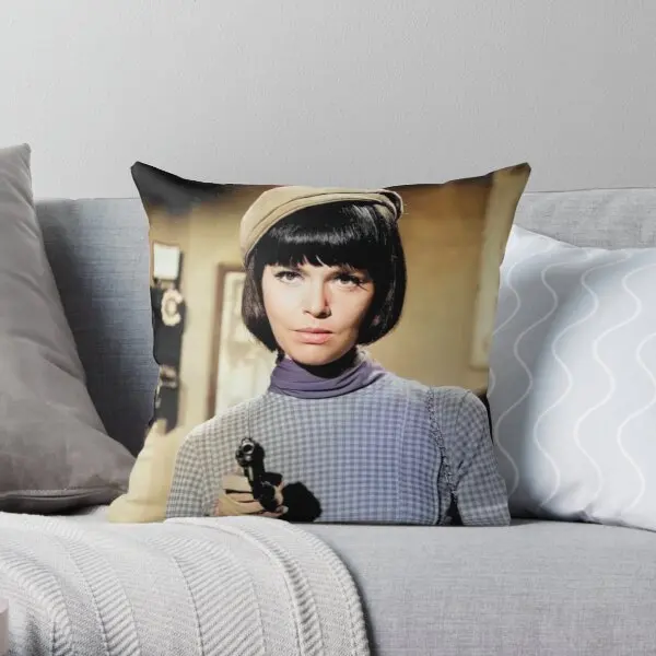 

1966 Agent 99 Get Smart First Ever Color Printing Throw Pillow Cover Sofa Comfort Soft Bed Car Decor Case Pillows not include