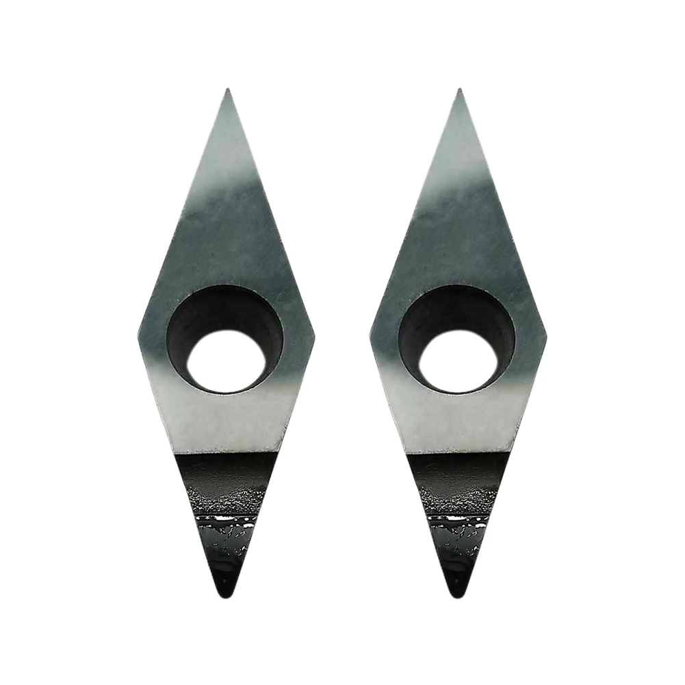 

2pcs VCGT160408 PCD Polycrystalline Diamond Blade Inserts Internal Turning Tool CNC Lathe Cutter Tool Accessories