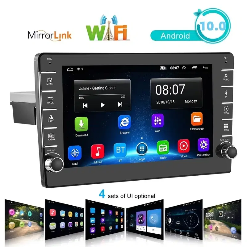 

Стереомагнитола, 2 + 32 ГБ, Android 10, 2 Din, GPS, навигация, FM, Wi-Fi