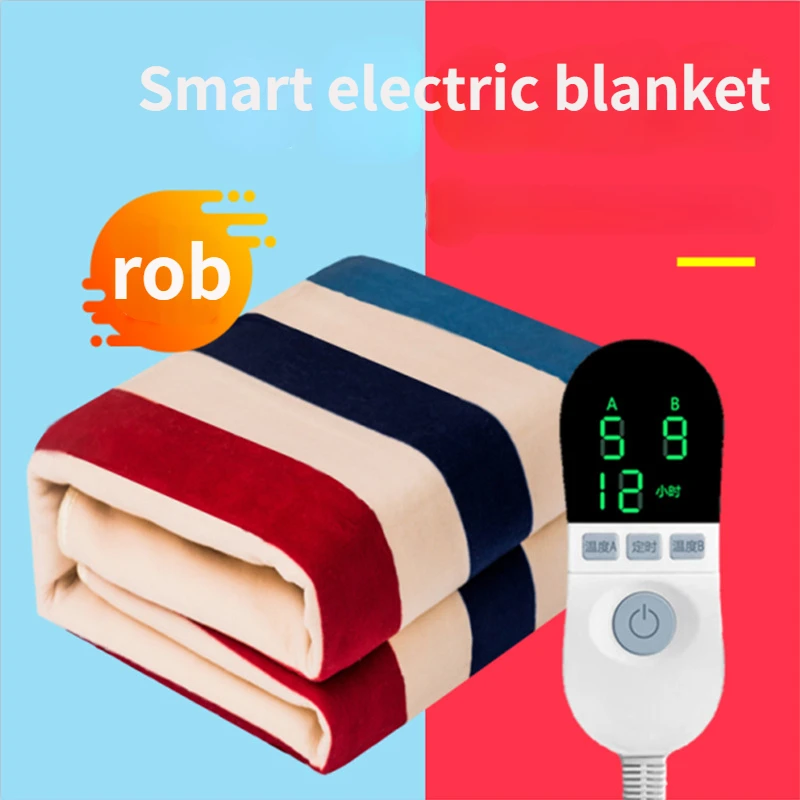 

Electric Blanket Thicker Heater Double Body Warmer 150*120cm Heated Blanket Thermostat Electric Heating Blanket Electric Heating