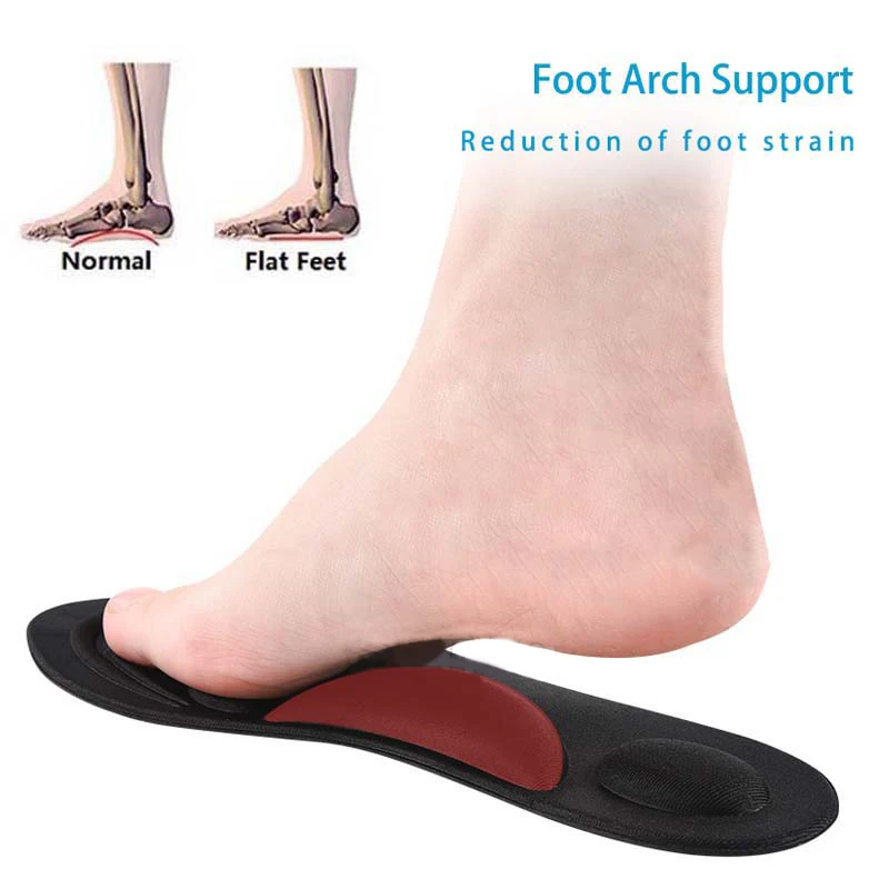 Orthopedic Insoles Memory Foam Sole for Flat Feet Arch Support Orthotic Fascitis Plantar Sport Running Insoles for Shoes Women