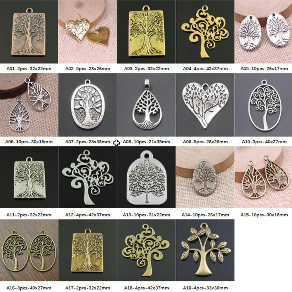 

Новое поступление, подвески в виде капли воды с деревом любви для изготовления ювелирных изделий, подарки для женщин