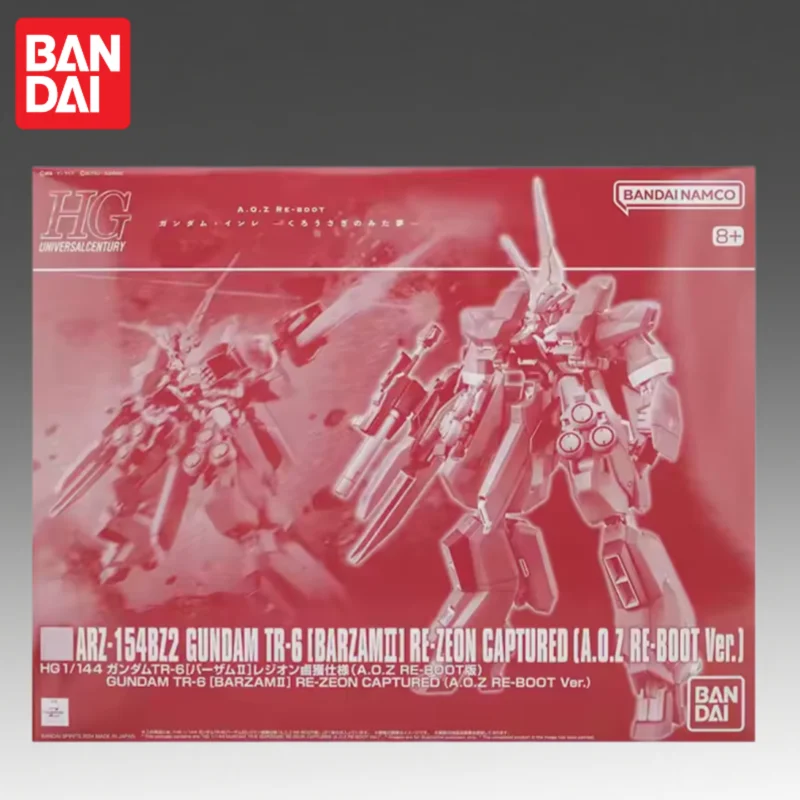 Фото В наличии: Оригинальная модель Bandai Gundam HG RX-124 Gundam TR-6, фигурка-модель, абсолютно новая, в коробке, игрушка-модель персонажей аниме №1