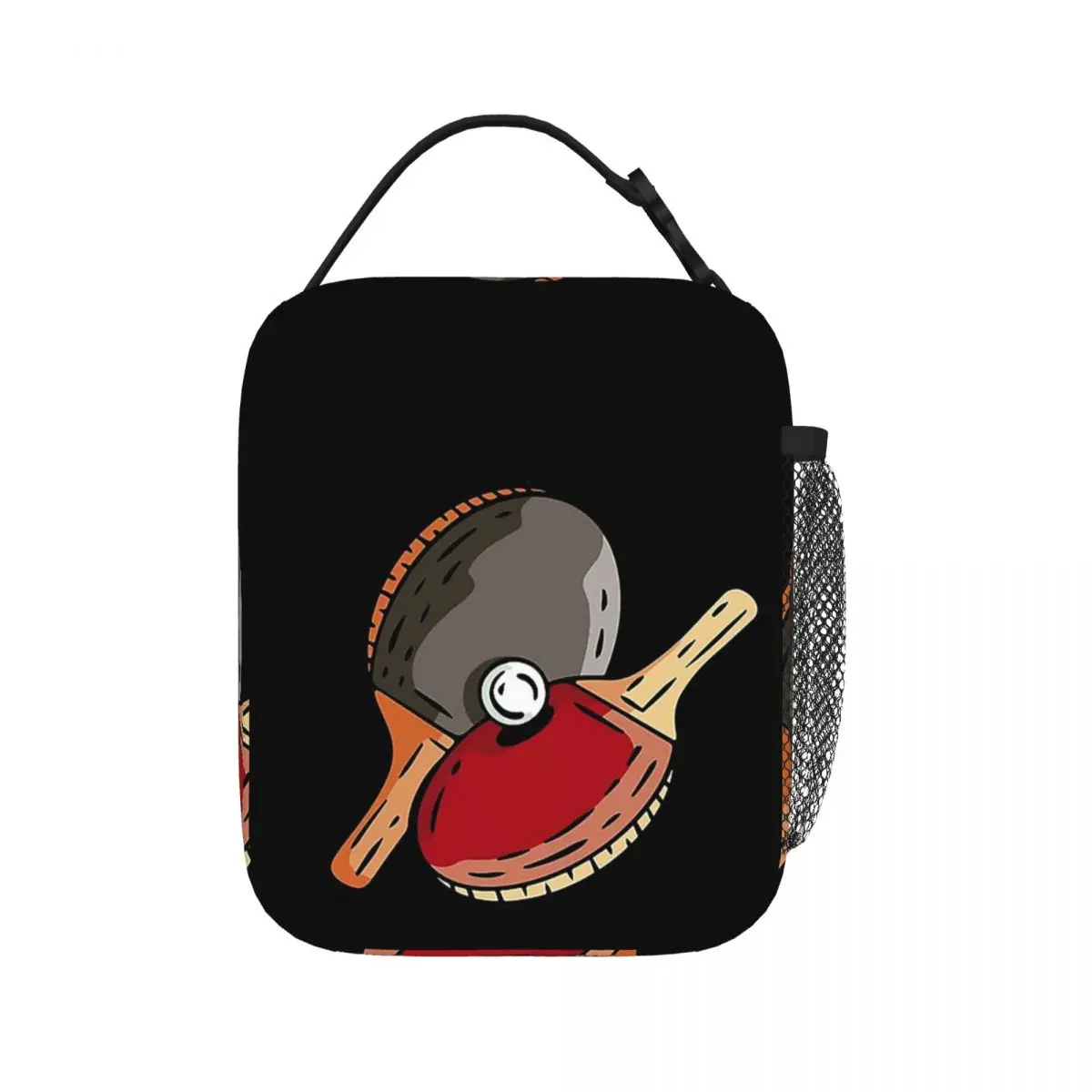

Ping Pong Soprt Player Lunch Bags Insulated Lunch Tote Waterproof Bento Box Leakproof Picnic Bags for Woman Work Kids School