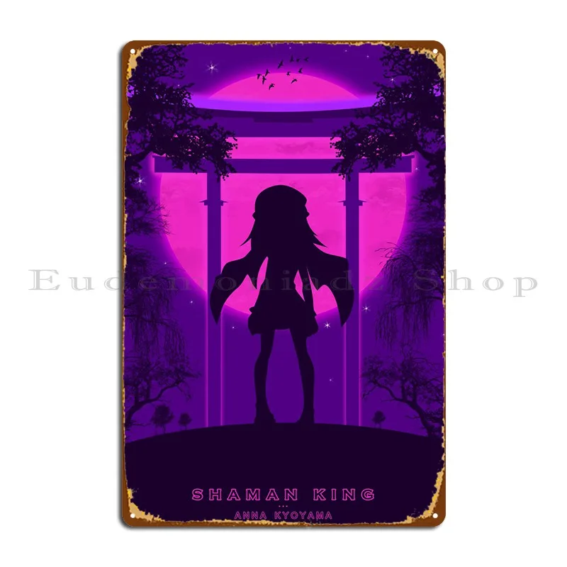 

Анна Kyoyama шаманский король металлический знак ржавый домашний Декор печать на стену кухонный жестяной знак плакат