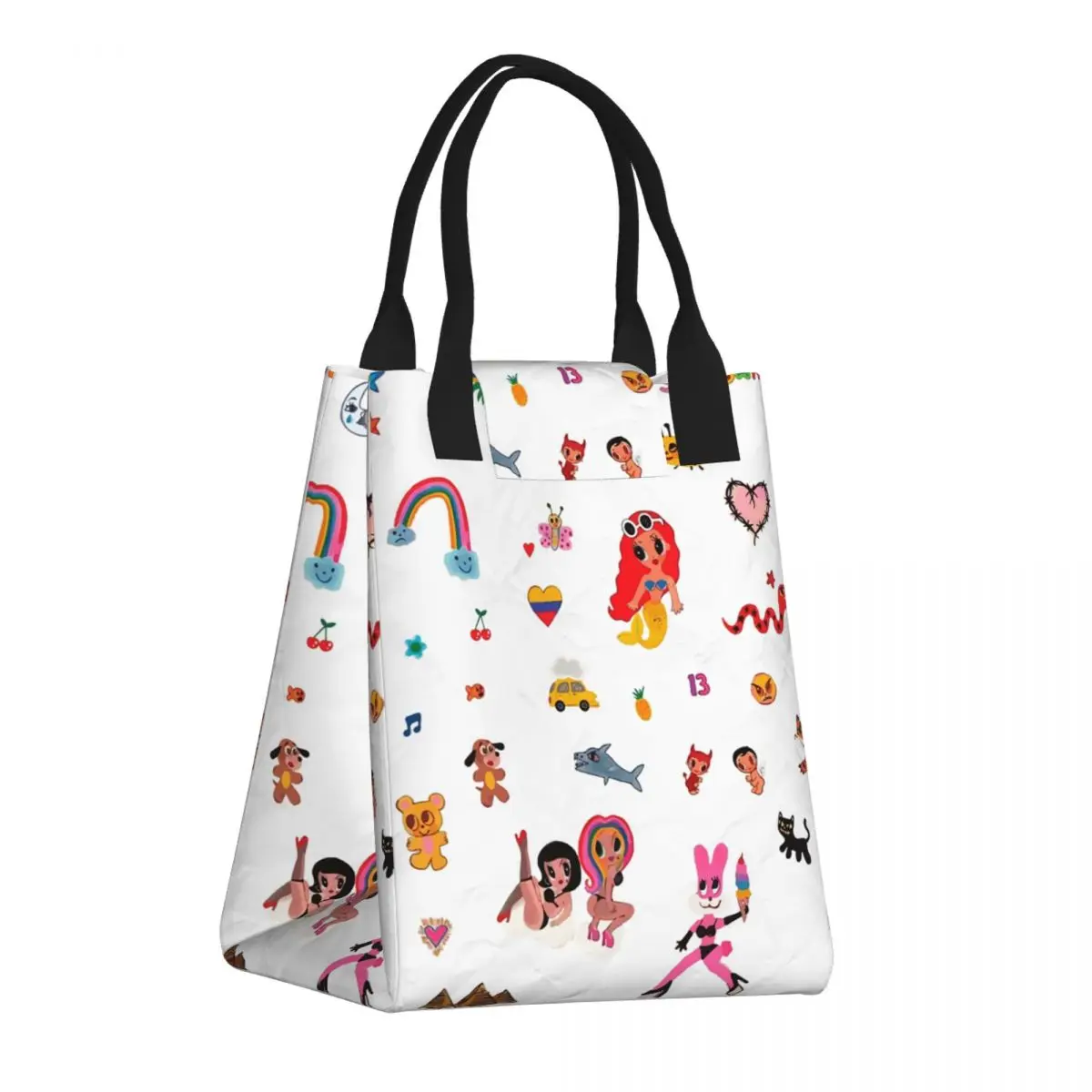 

Manana Sera Bonito Colombian Music Singer Karol G Lunch Bag Waterproof Cooler Thermal Insulated Bento Box Women Food Tote Bags